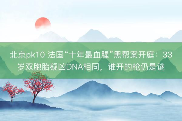 北京pk10 法国“十年最血腥”黑帮案开庭：33岁双胞胎疑凶DNA相同，谁开的枪仍是谜