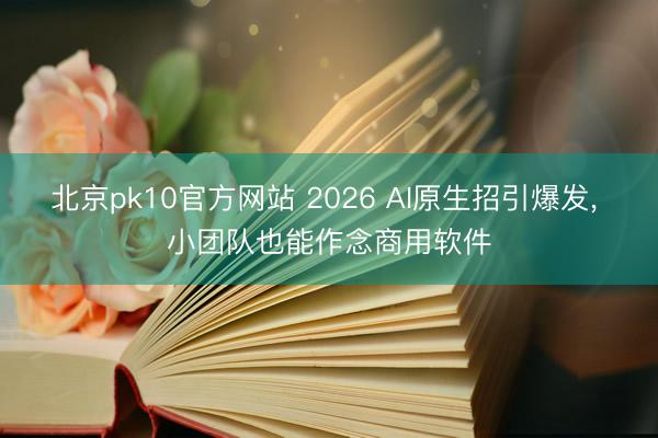 北京pk10官方网站 2026 AI原生招引爆发， 小团队也能作念商用软件